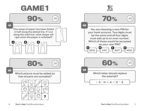The 1% Club Book 1: The bestselling quiz book for everyone, as seen on TV