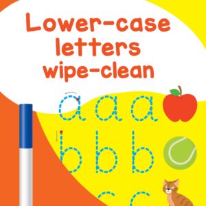 Lower Case Letters Age 3-5 Wipe Clean Activity Book: The ideal home learning resource packed with letter writing practice and early childhood education activities (Collins Easy Learning Preschool)