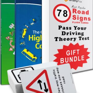 2025 Driving Theory Test Kit: Includes The Official Highway Code 2025 Book UK, Know Your Traffic Signs Book & 78 Road Signs Flash Cards. 16th, 17th, 18th Birthday Gifts for Teenagers Girls & Boys
